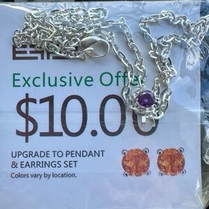 EFFY Amethyst Purple Necklace NWT